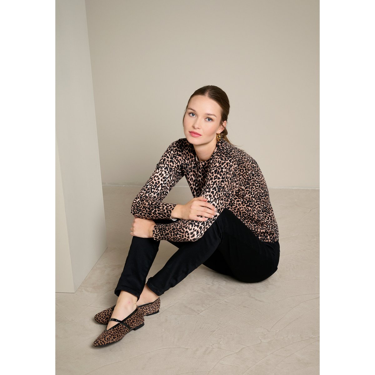 Pantalon slim multi-tailles noir, LOLALIZA
