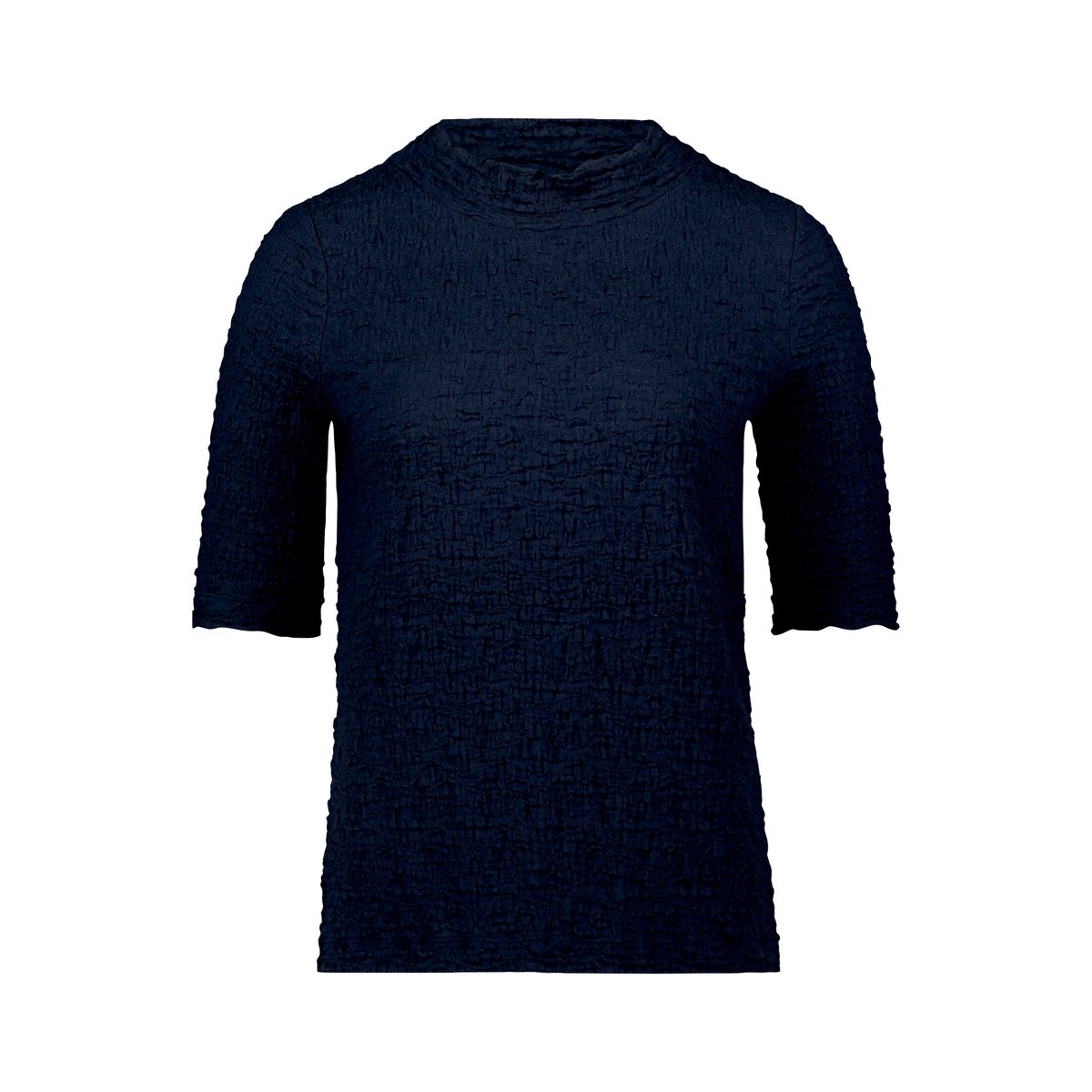 T-Shirt avec structure à col droit dark sky, BETTY BARCLAY