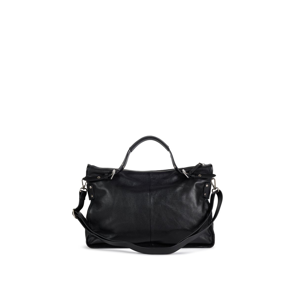 Sac à main en cuir MEGHAN noir, NAT & NIN
