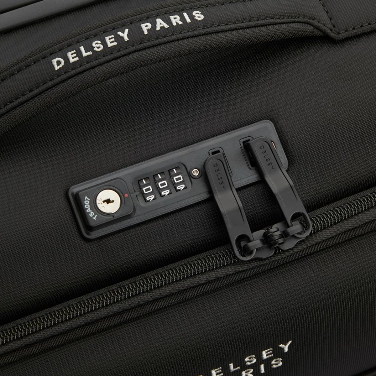 Valise S BROCHANT 3 noir profond, DELSEY PARIS