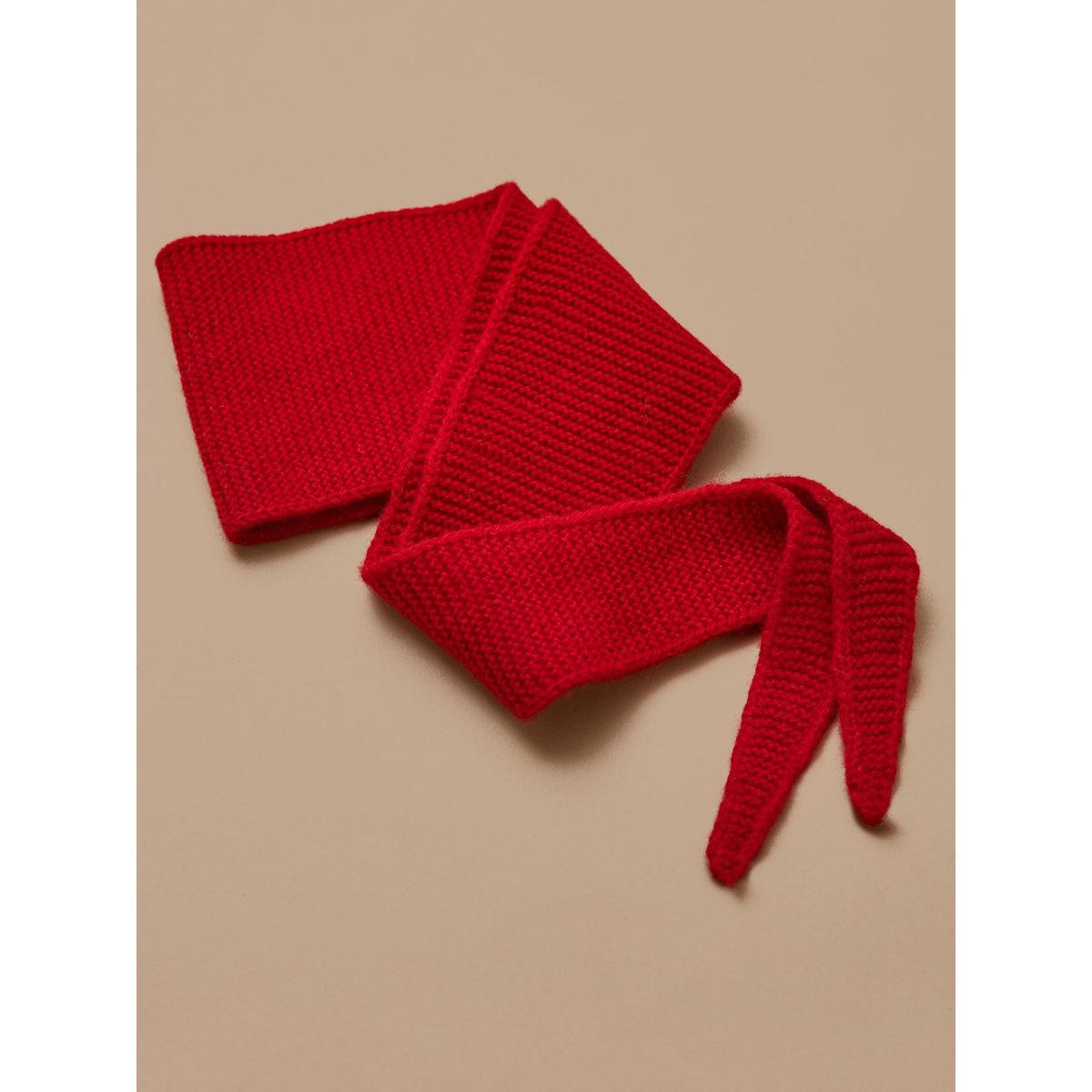 Écharpe en laine rouge, CYRILLUS