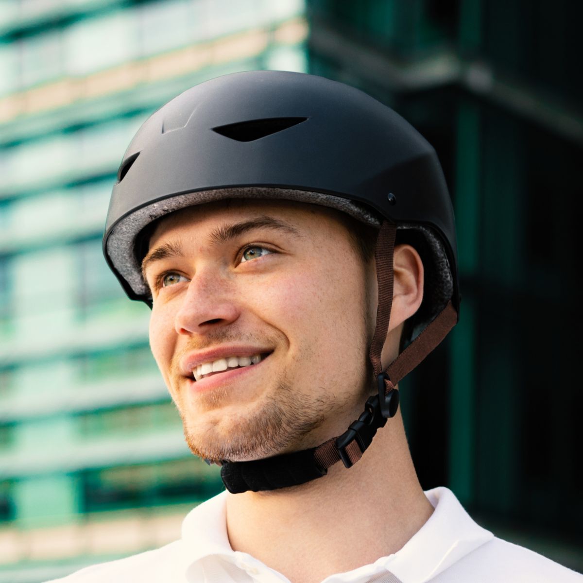 Casque trottinette Classico noir et marron taille L noir, CASR