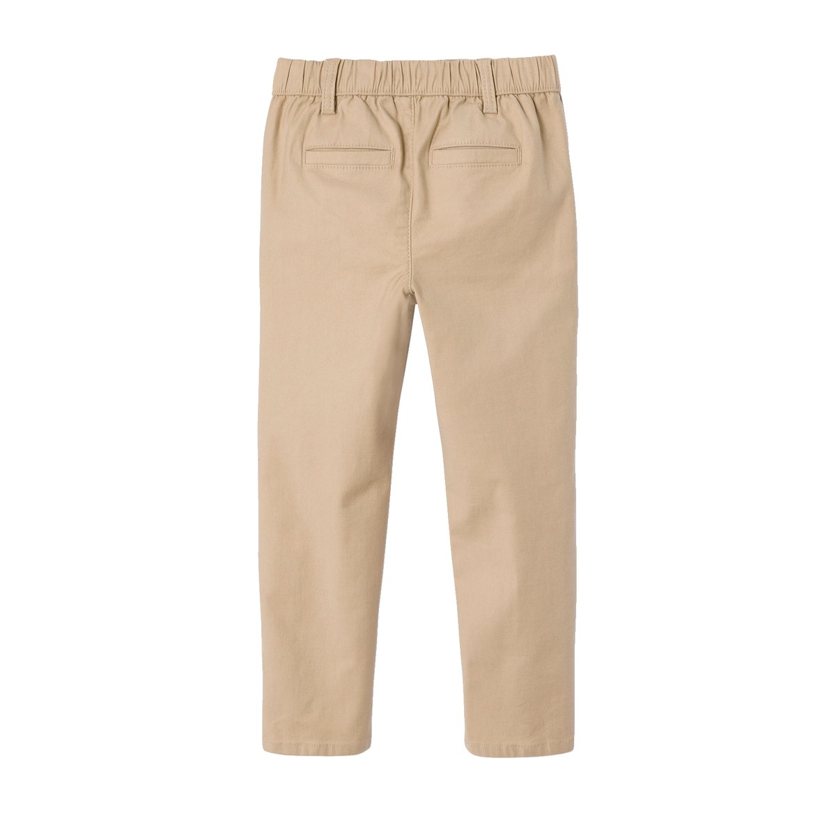 Pantalon esprit chino facile à enfiler beige, VERTBAUDET