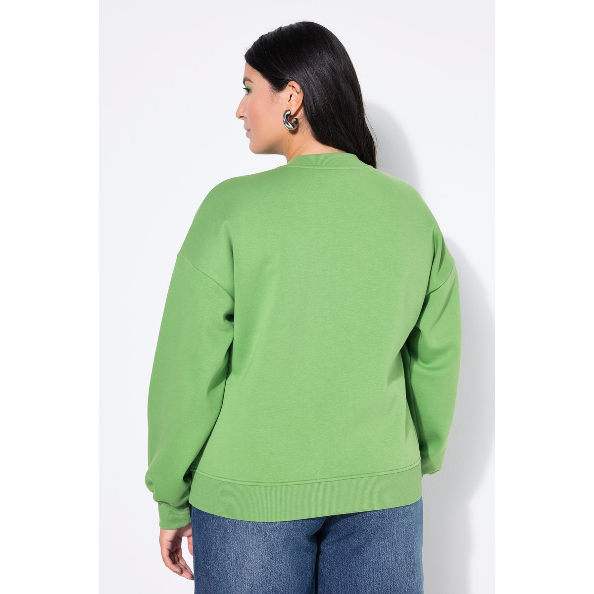 Sweat-shirt College, oversized vert pomme, STUDIO UNTOLD
