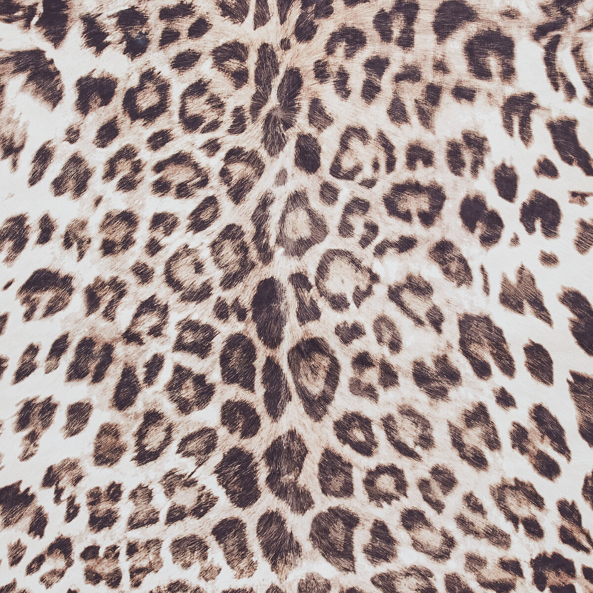 Faux Leopard Print Rug - 195x155cm brown/beige, SO'HOME