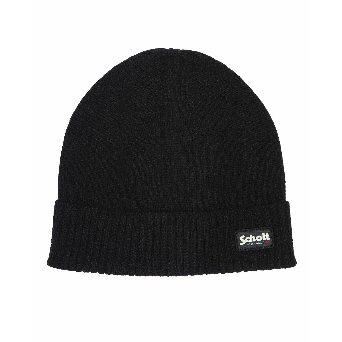 Cappello con revers e logo nero , SCHOTT