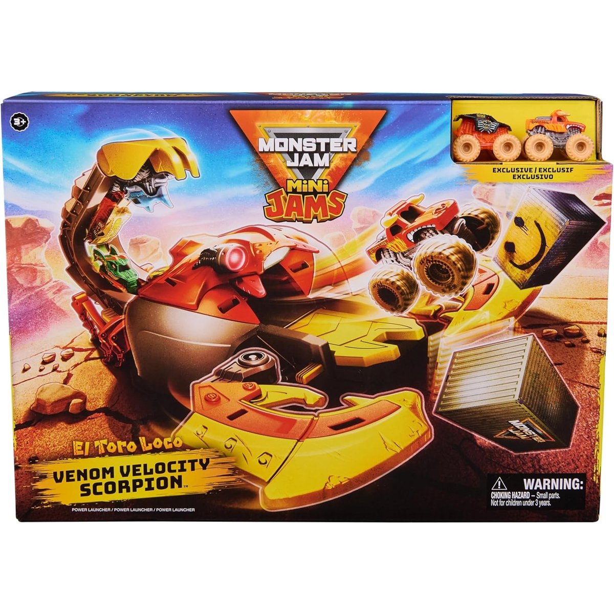 Monster Jam - Set de jeux mini scorpion multicolore, SPIN MASTER