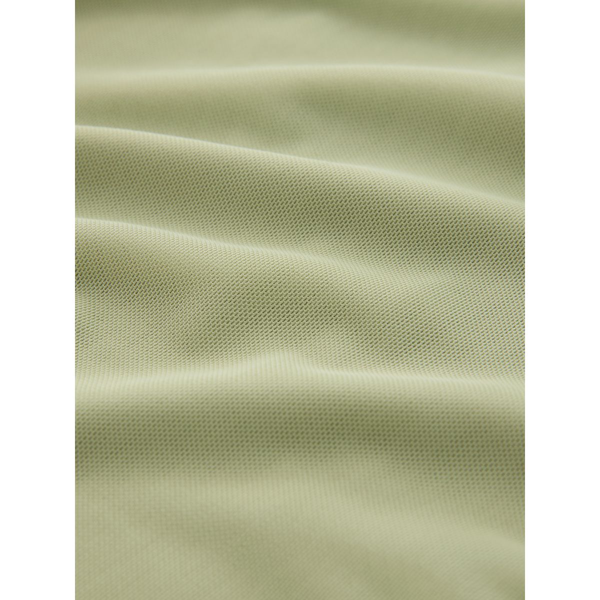 Haut effet cape asymétrique en mesh vert sauge, NEXT