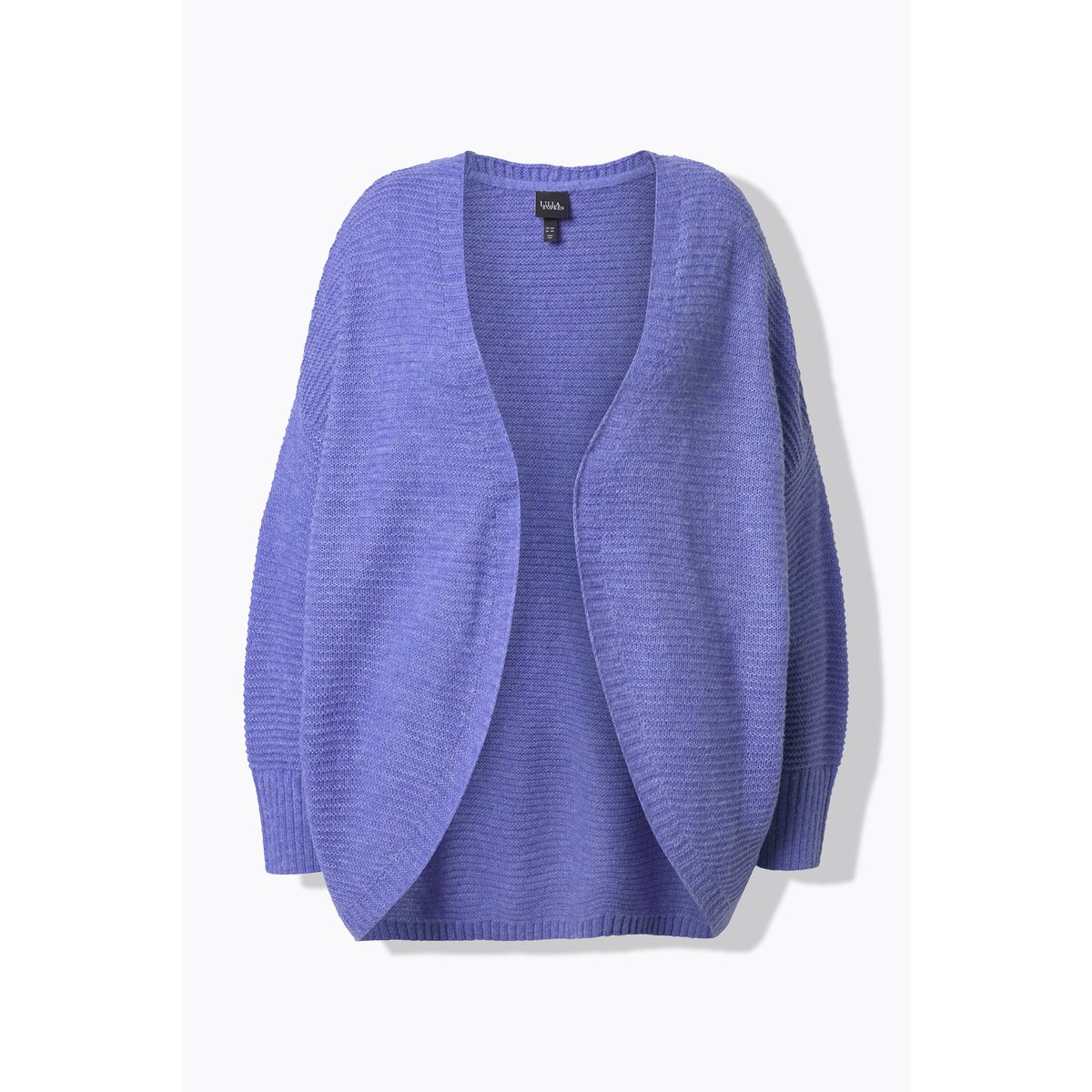 Cardigan coupe ouverte, laine mélangée lavande, ULLA POPKEN