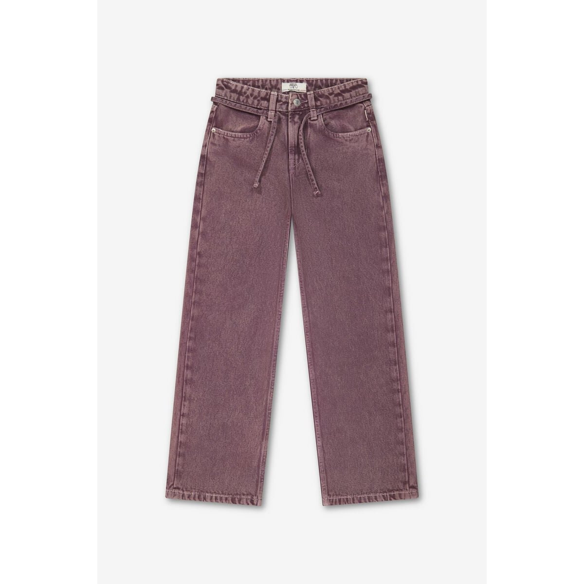Pantalon droite en jeans ZULIGI purple, LE TEMPS DES CERISES
