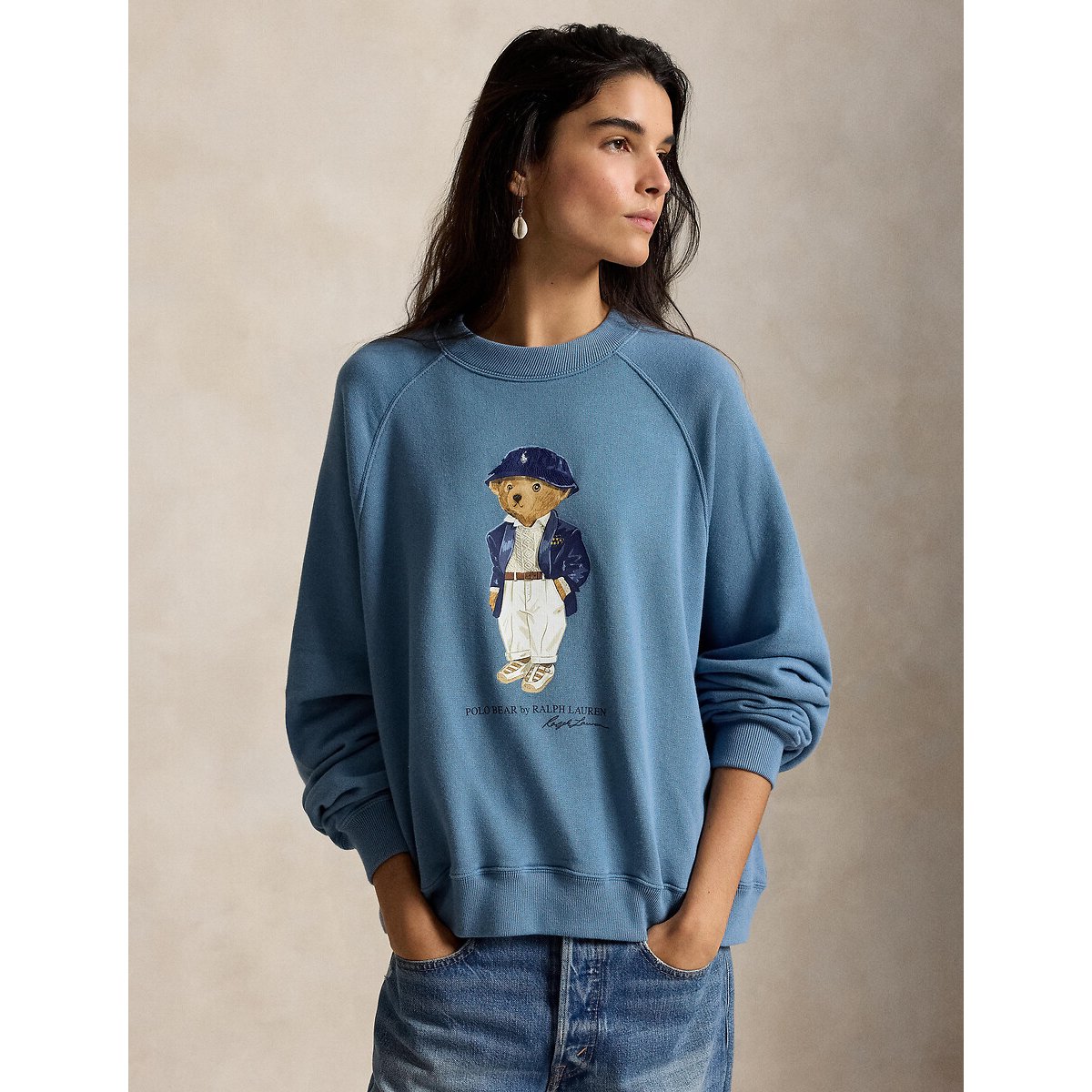 Sweat col rond, POLO BEAR bleu, POLO RALPH LAUREN