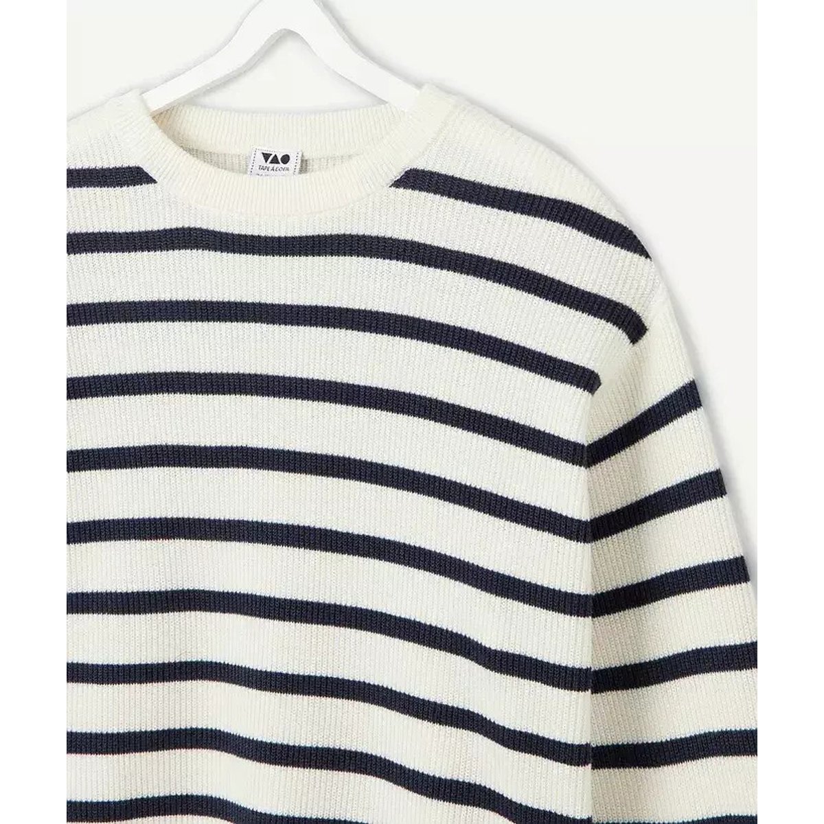 Pull rayé rayé bleu marine, TAPE A L'OEIL