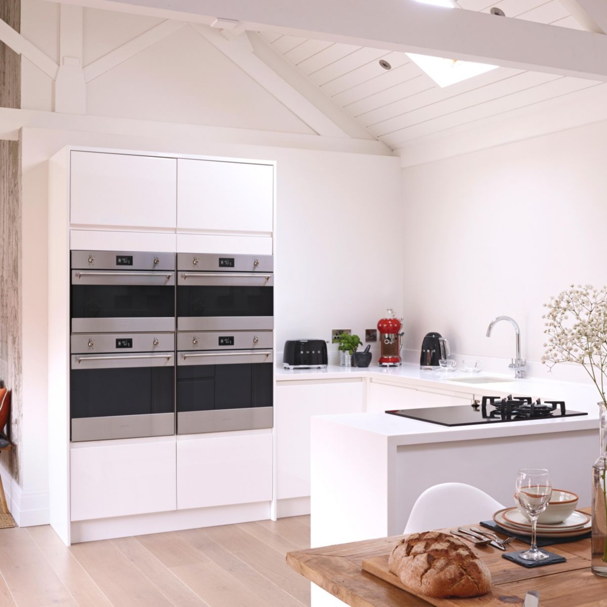 Four encastrable SFP6301TVX - Pyrolyse - Chaleur pulsée - Porte froide inox, SMEG