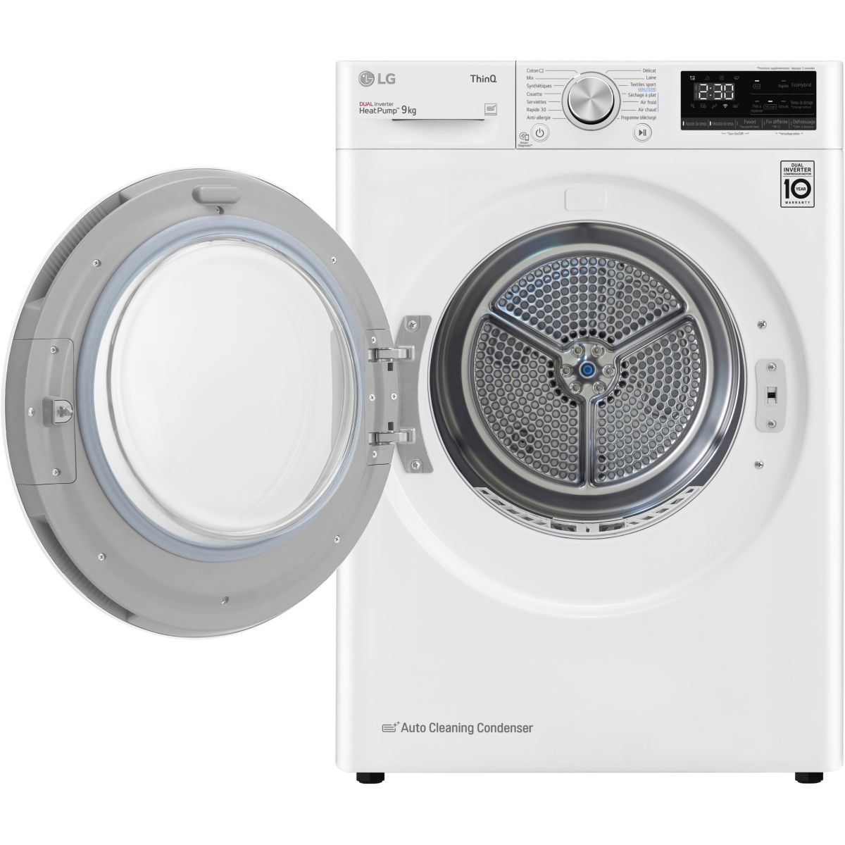 Sèche Linge Pompe À Chaleur Rh9v50wh blanc, LG