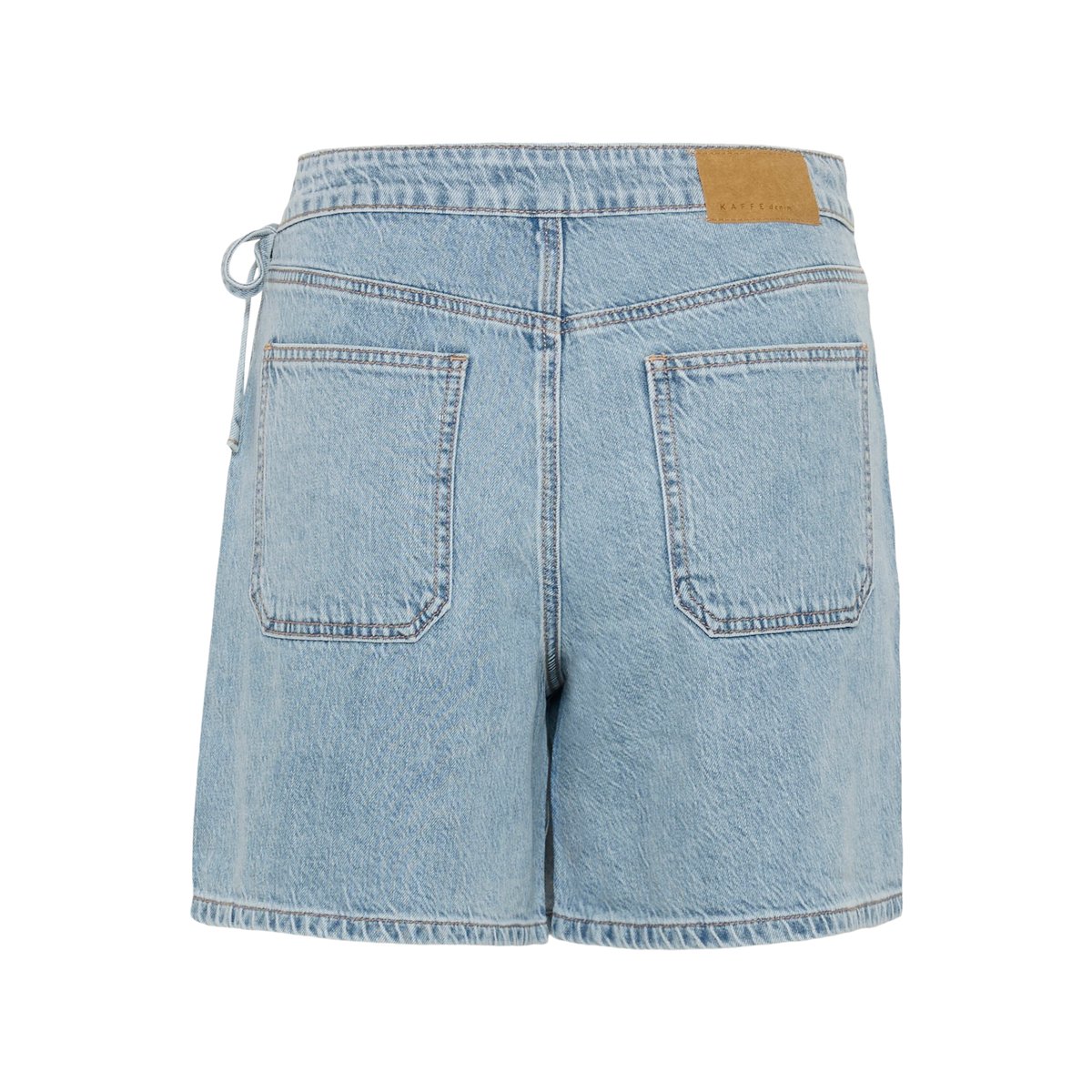Shorts en jean bleu denim floral light blue washed denim, KAFFE