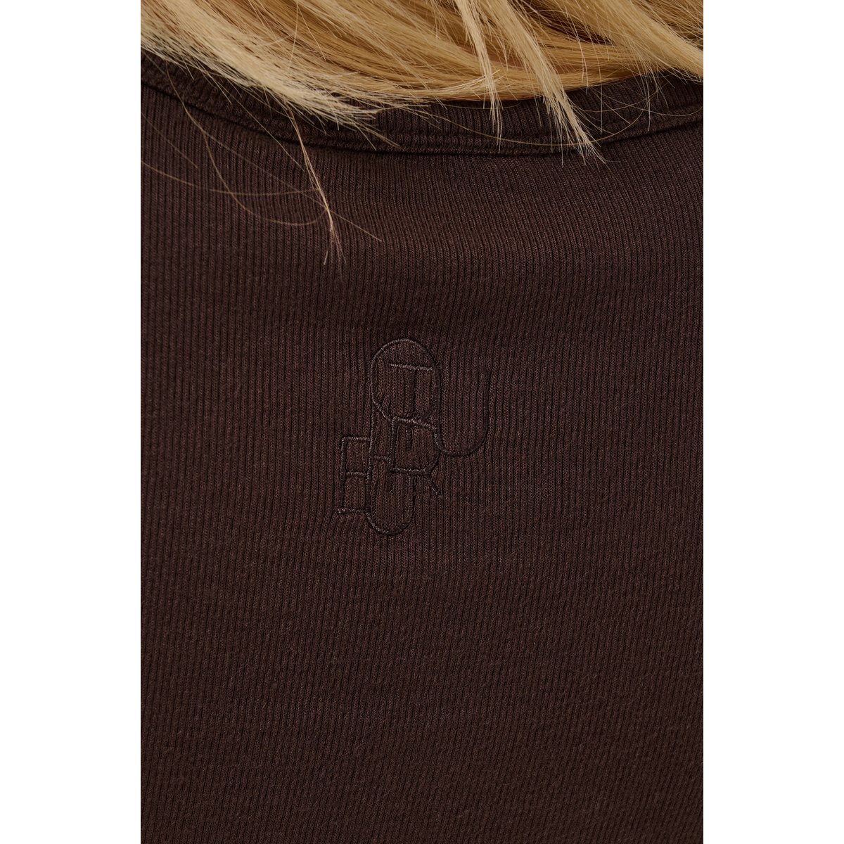T-shirt à manches longues marron coffee bean, CULTURE