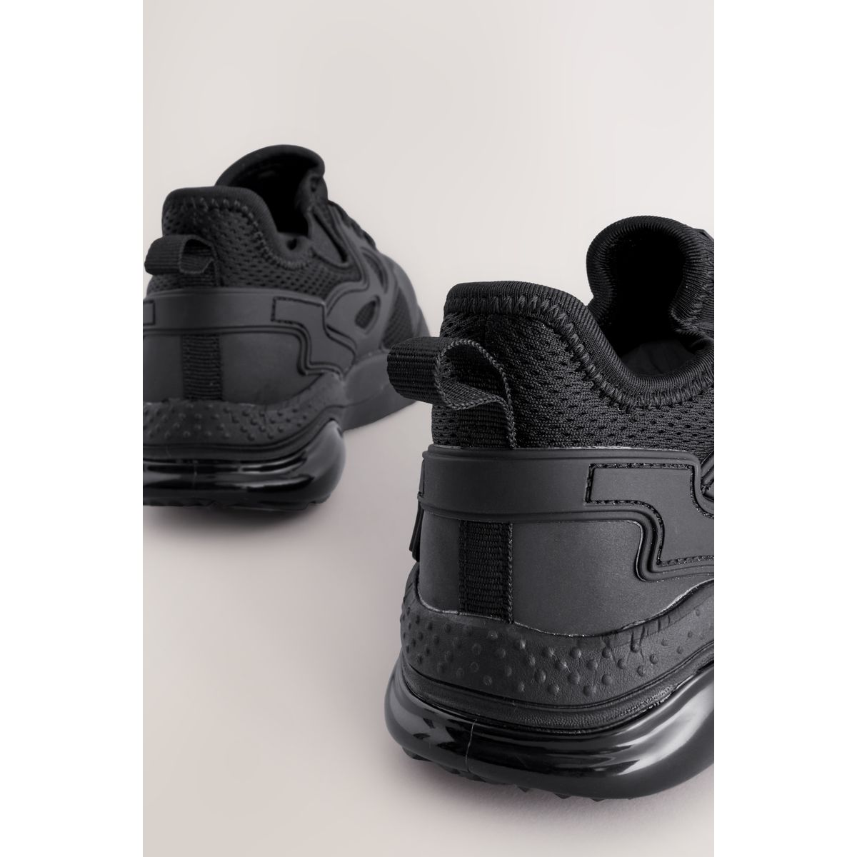 Baskets d'école à enfiler noir, NEXT