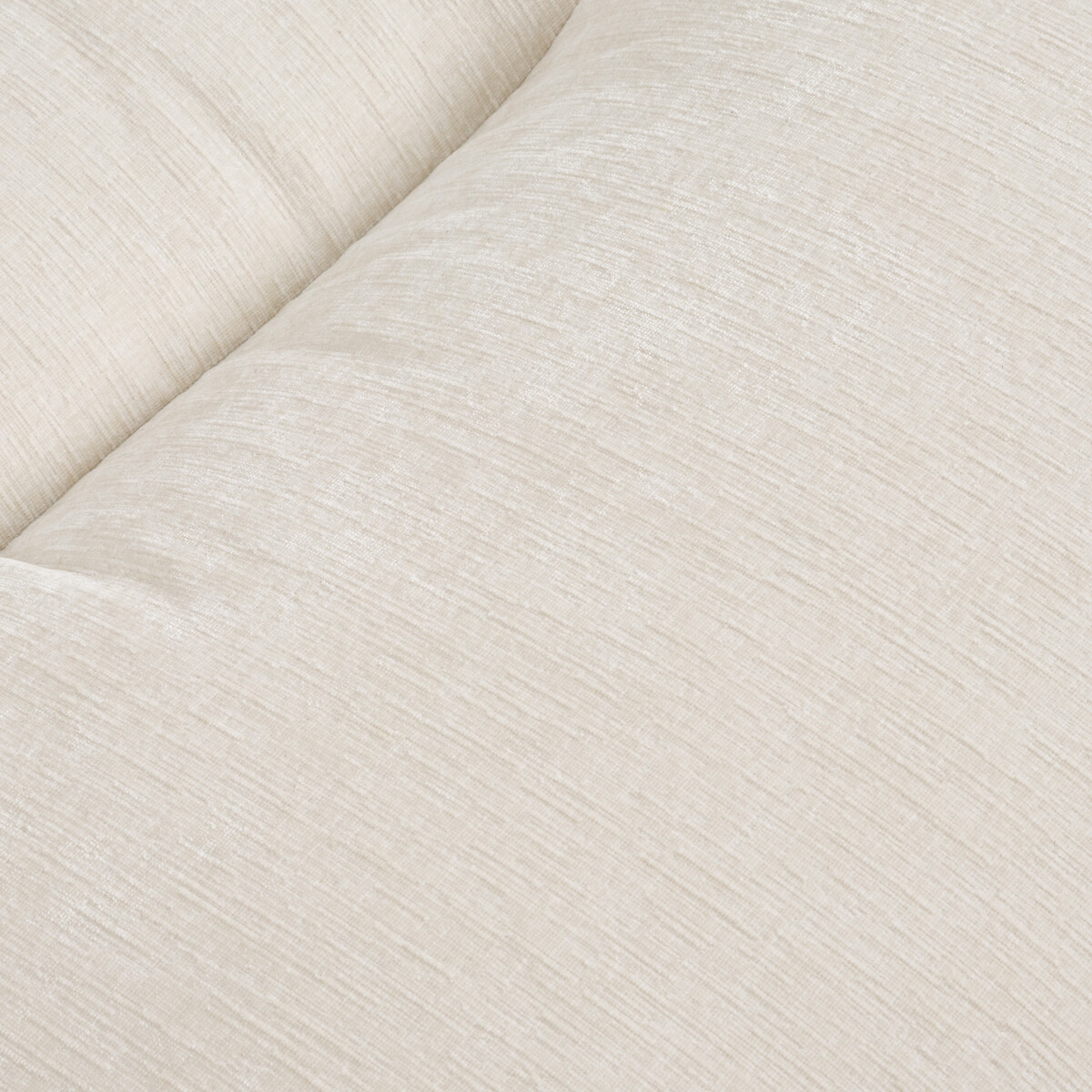 Repose-pieds modulable velours chenille, Giuliano blanc, AM.PM