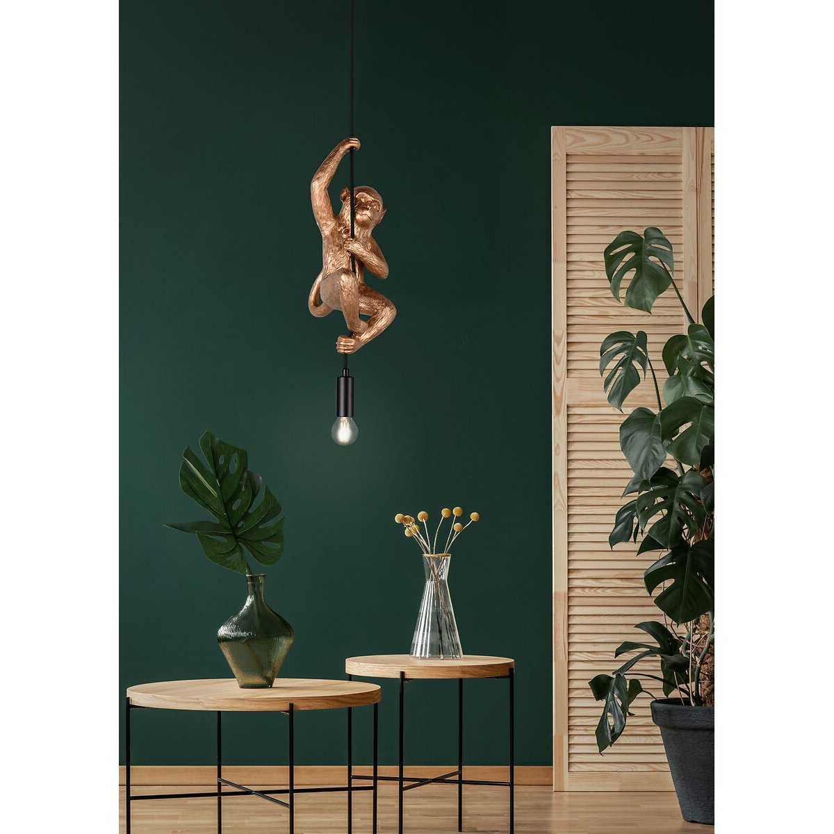 Suspensão Fips, da Trio Lighting dourado, TRIO LIGHTING