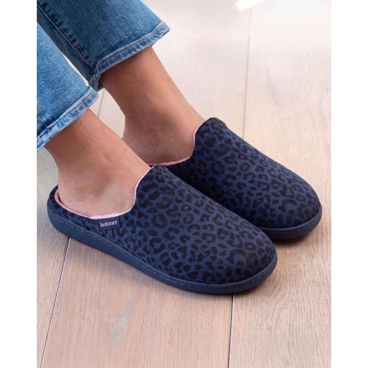 Chaussons Mules bleu, ISOTONER