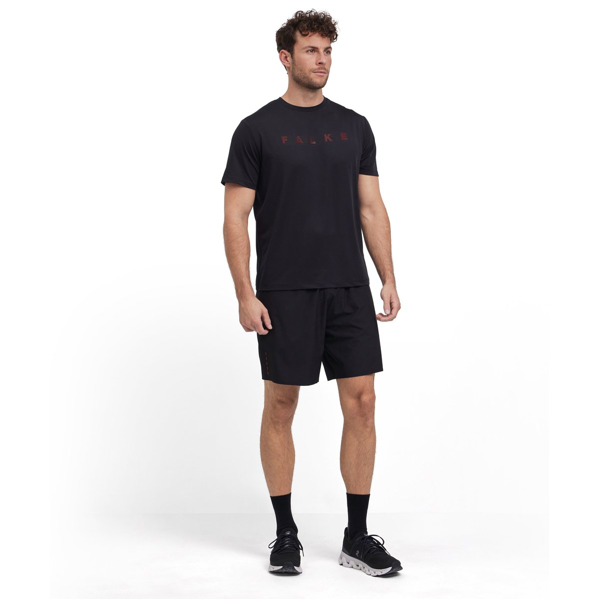 T-Shirt noir, FALKE