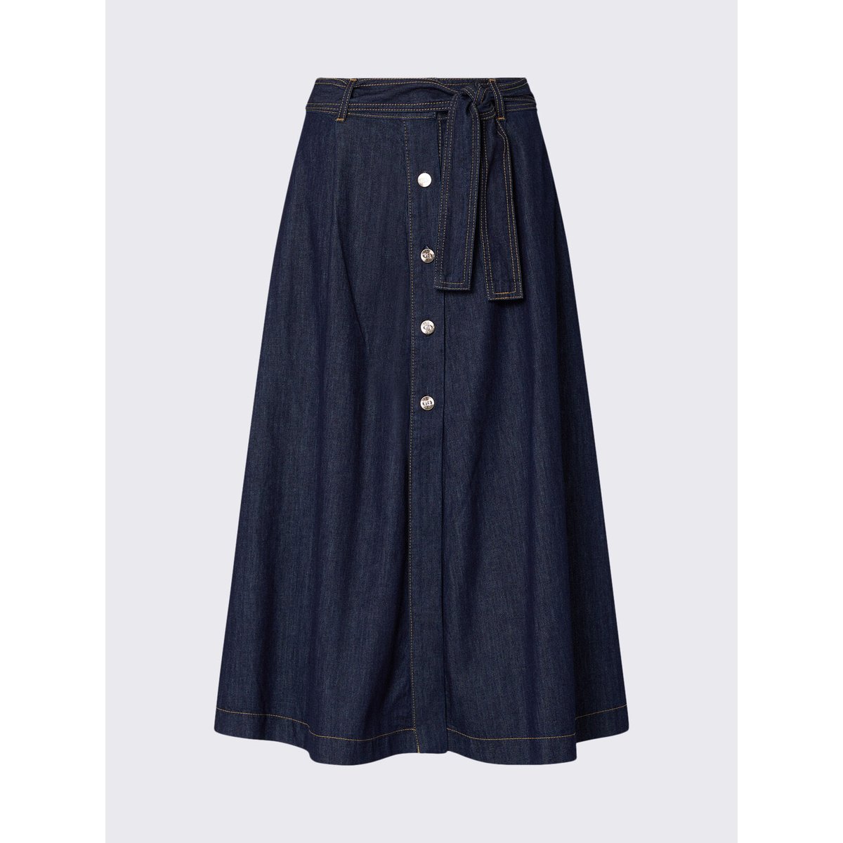 Jupe longue en denim délavage normal, LIU JO