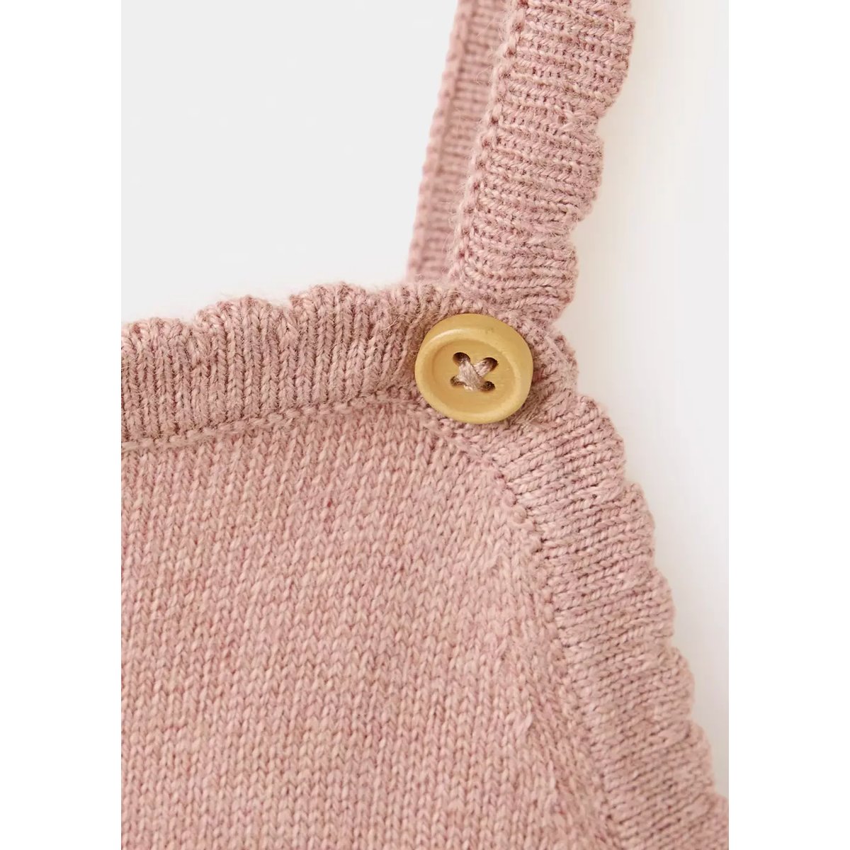 Salopette longue maille rose, MANGO BABY
