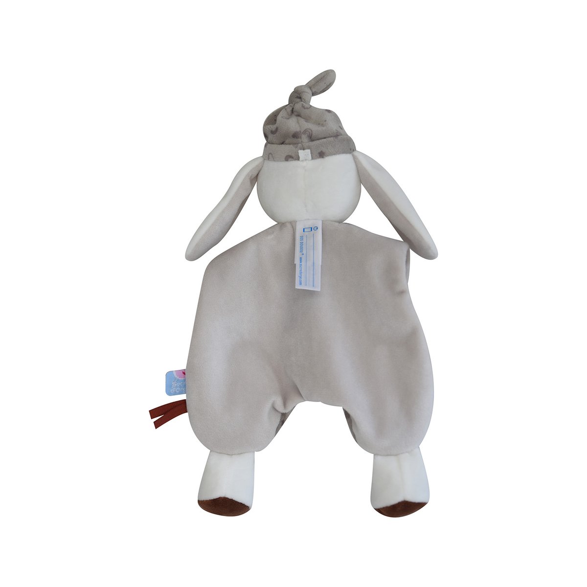 Doumou magidoux lapin velours doux gris, SUCRE D'ORGE