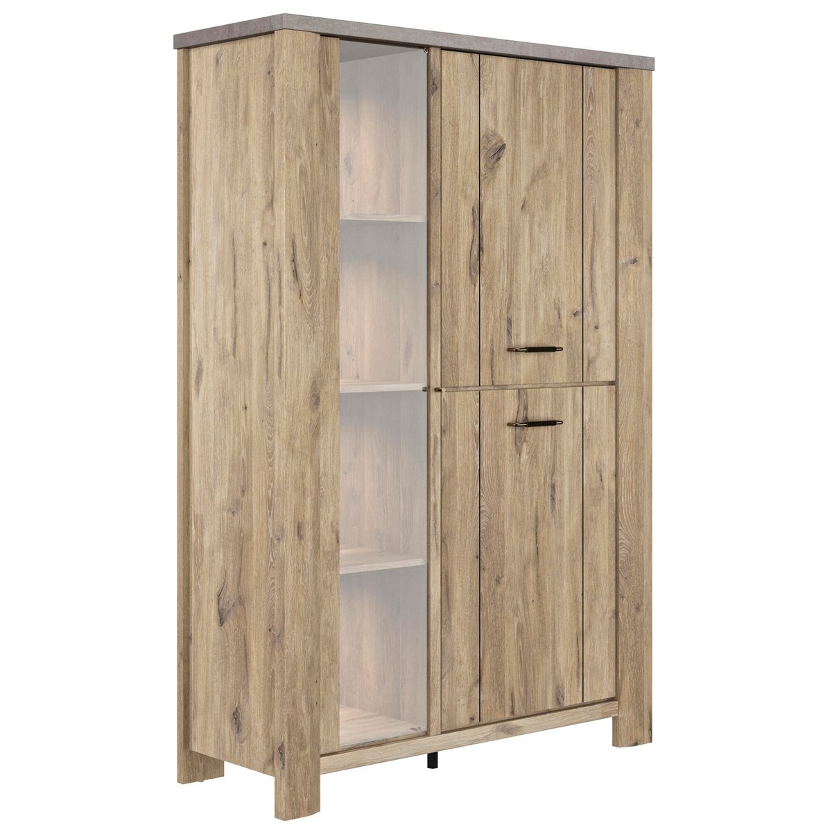 Vaisselier 4 portes beige, GAMI