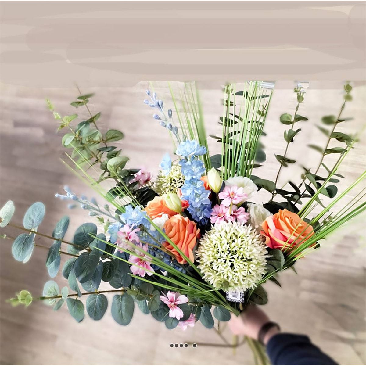 Superbe bouquet de fleurs artificielles v019845, ARTIFICIELLES