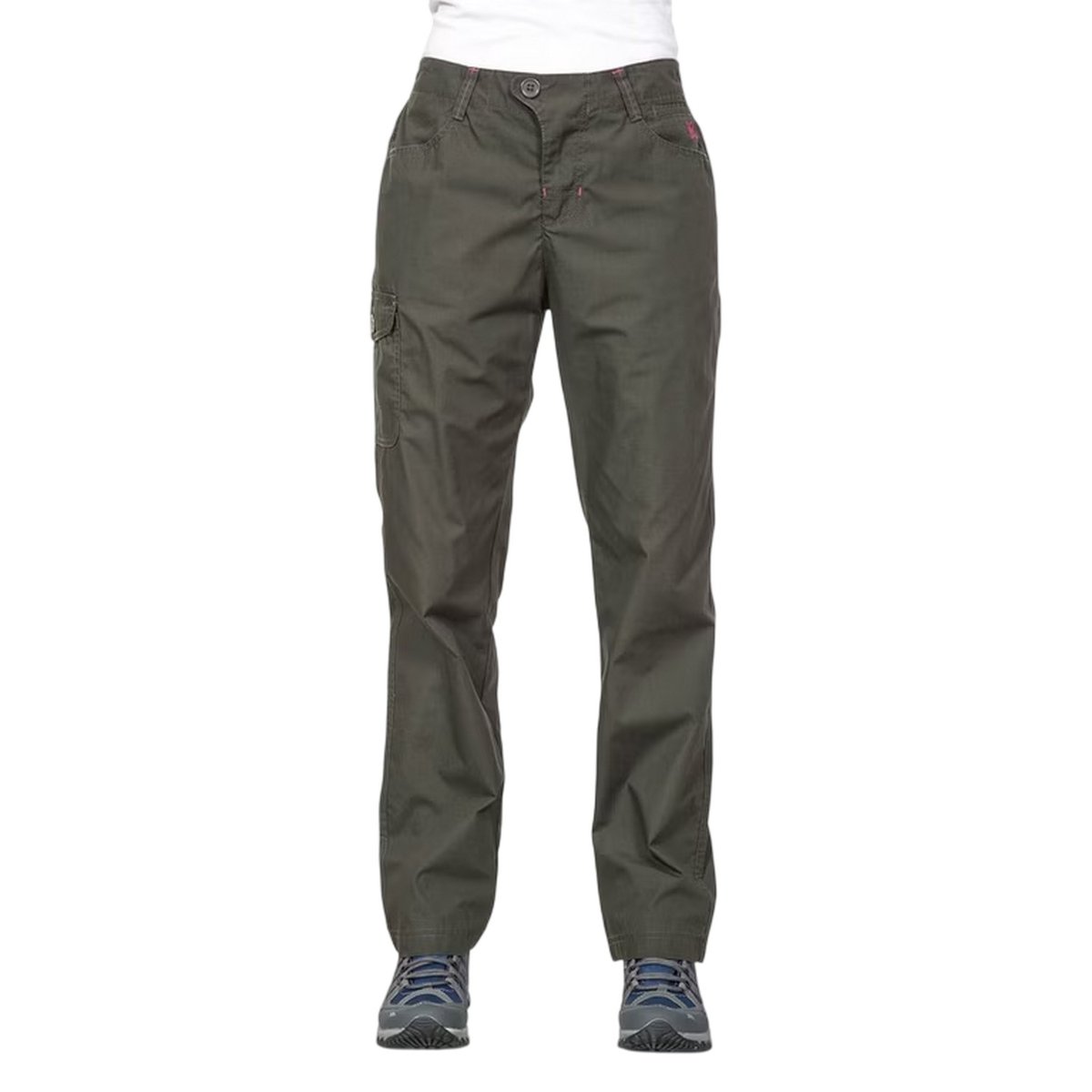 Pantalon droit à poches et taille élastiquée RAMBLER gris foncé, TRESPASS