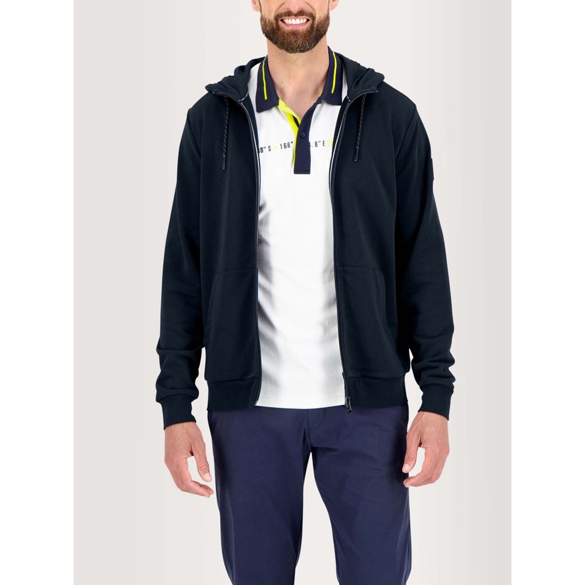 Sweat zippé NOLANZIP14612 navy, TBS