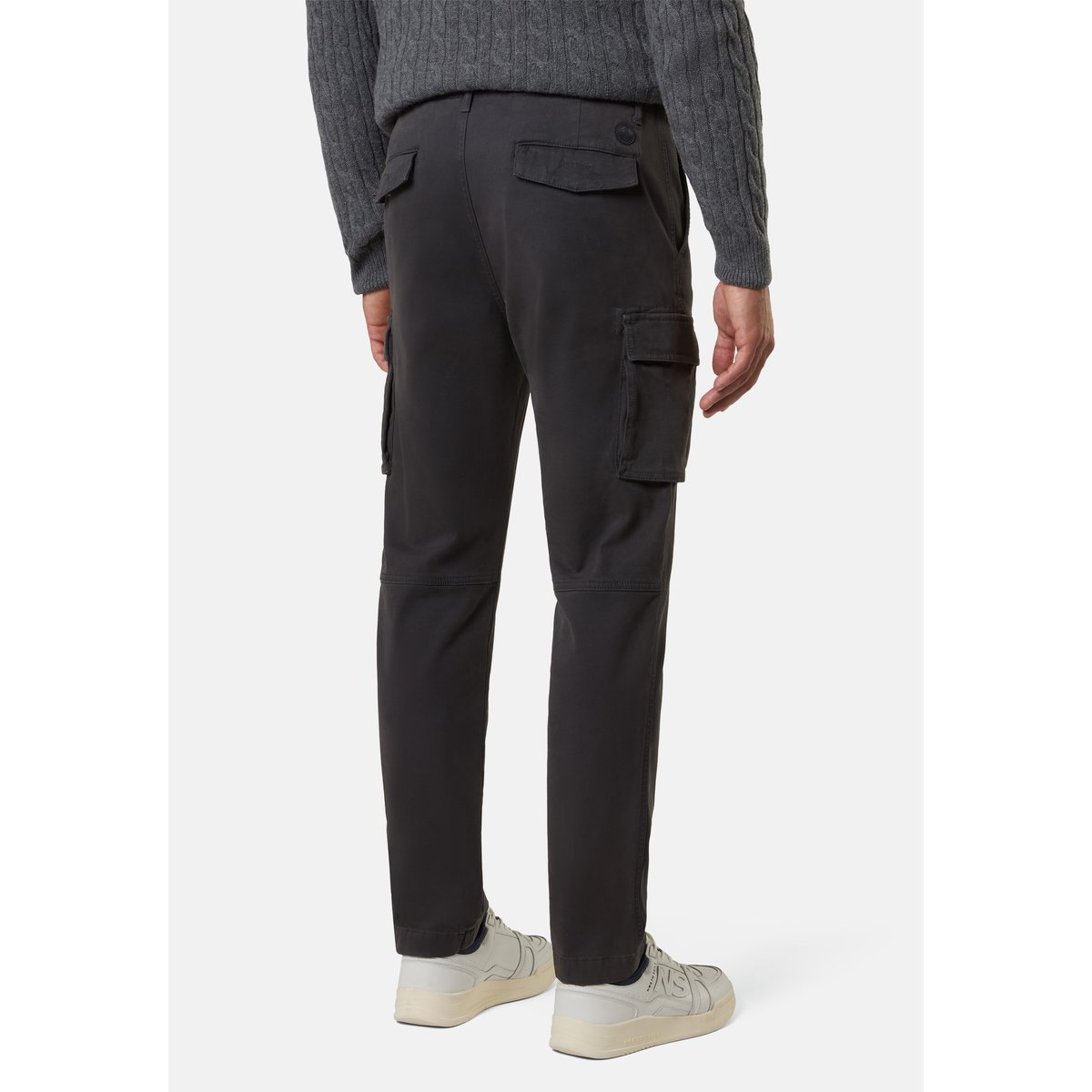 America - pantalon long cargo à coupe régulière asphalte, NORTH SAILS