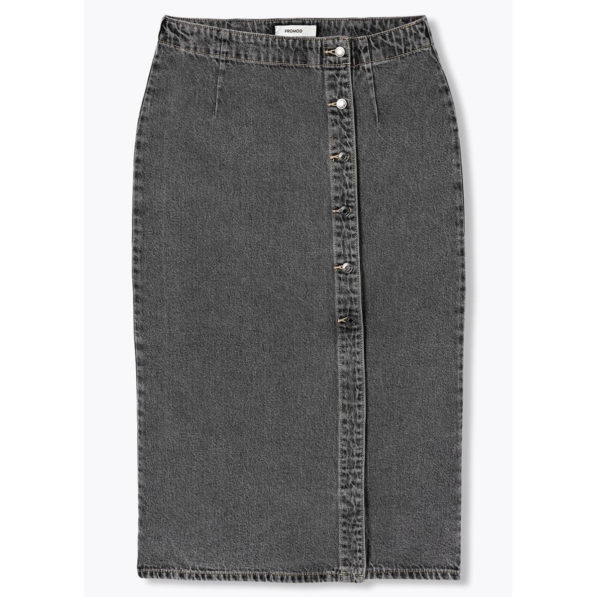 Jupe midi en jean jeans gris, PROMOD
