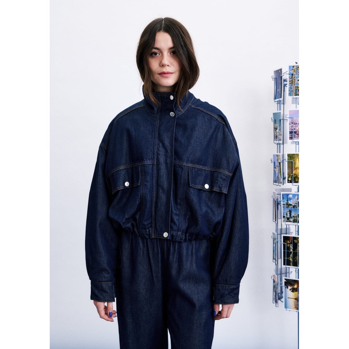 Veste Kiso en coton KISO bleu marine, FRNCH