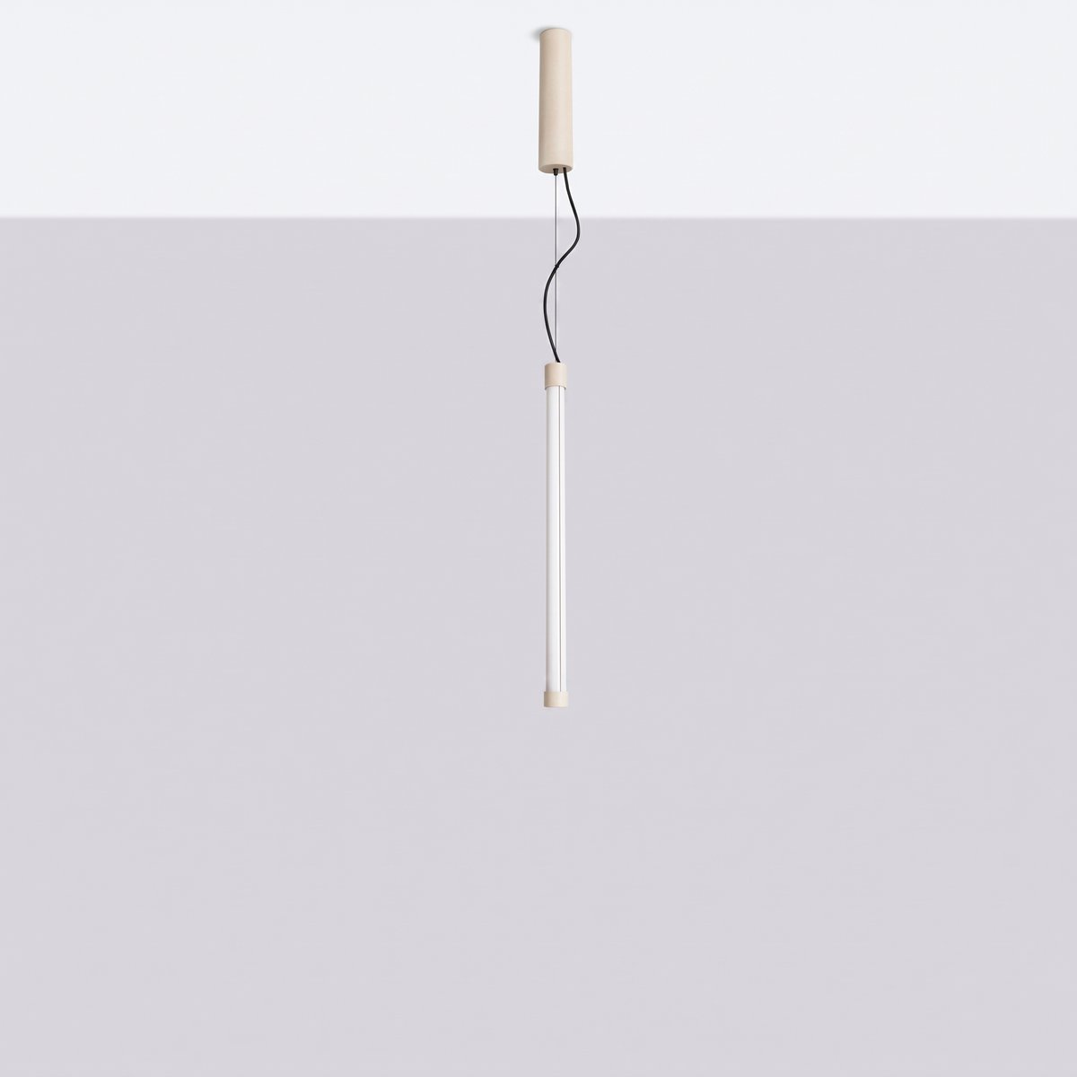Suspension Acier Beige LED 1 Trang beige, EDEN