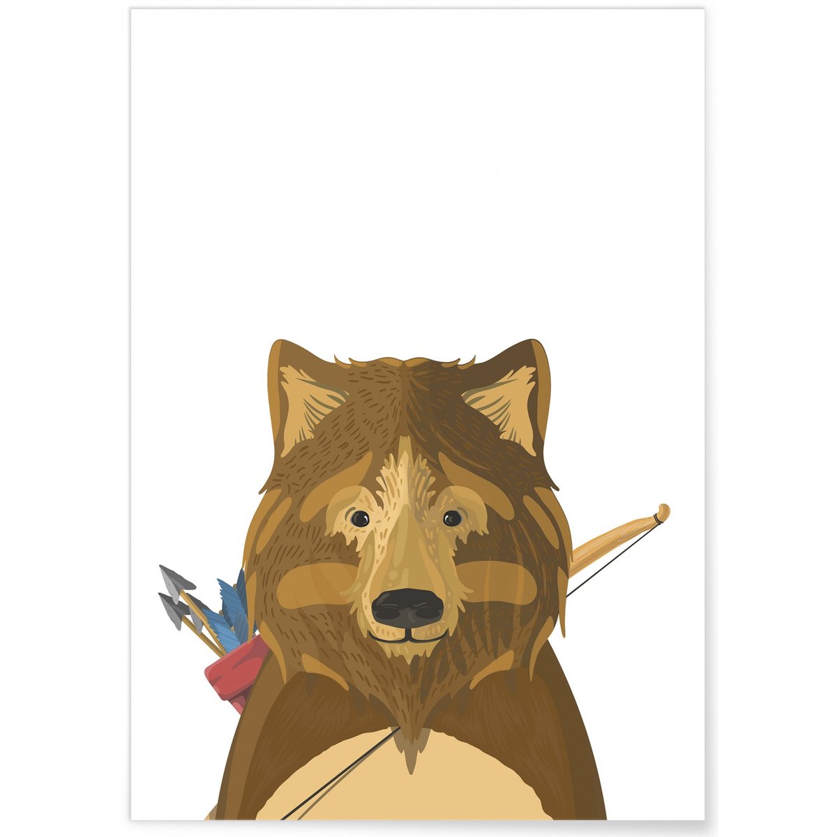 Affiche Ours blanc, L'AFFICHERIE