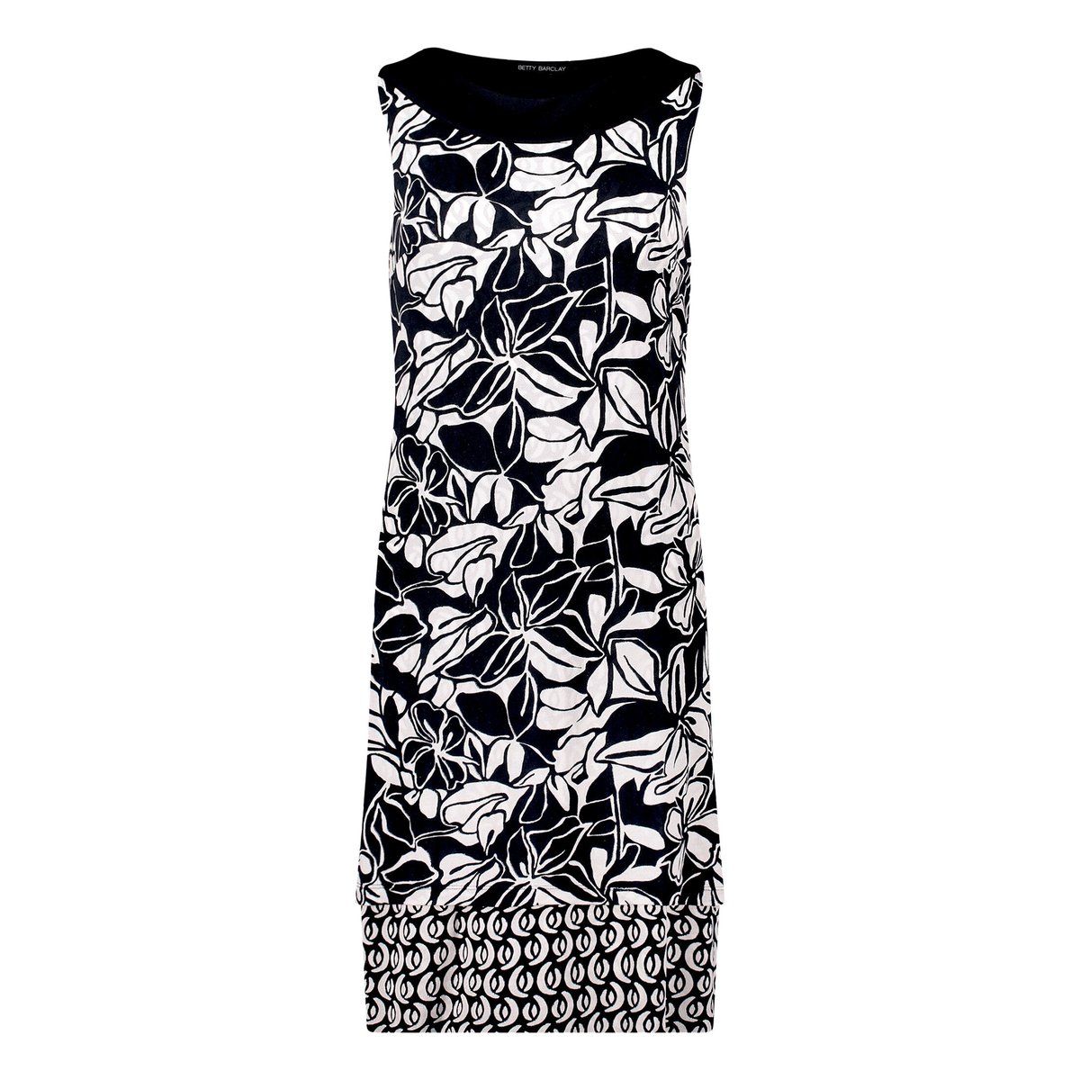 Robe en jersey sans manches bleu/blanc, BETTY BARCLAY