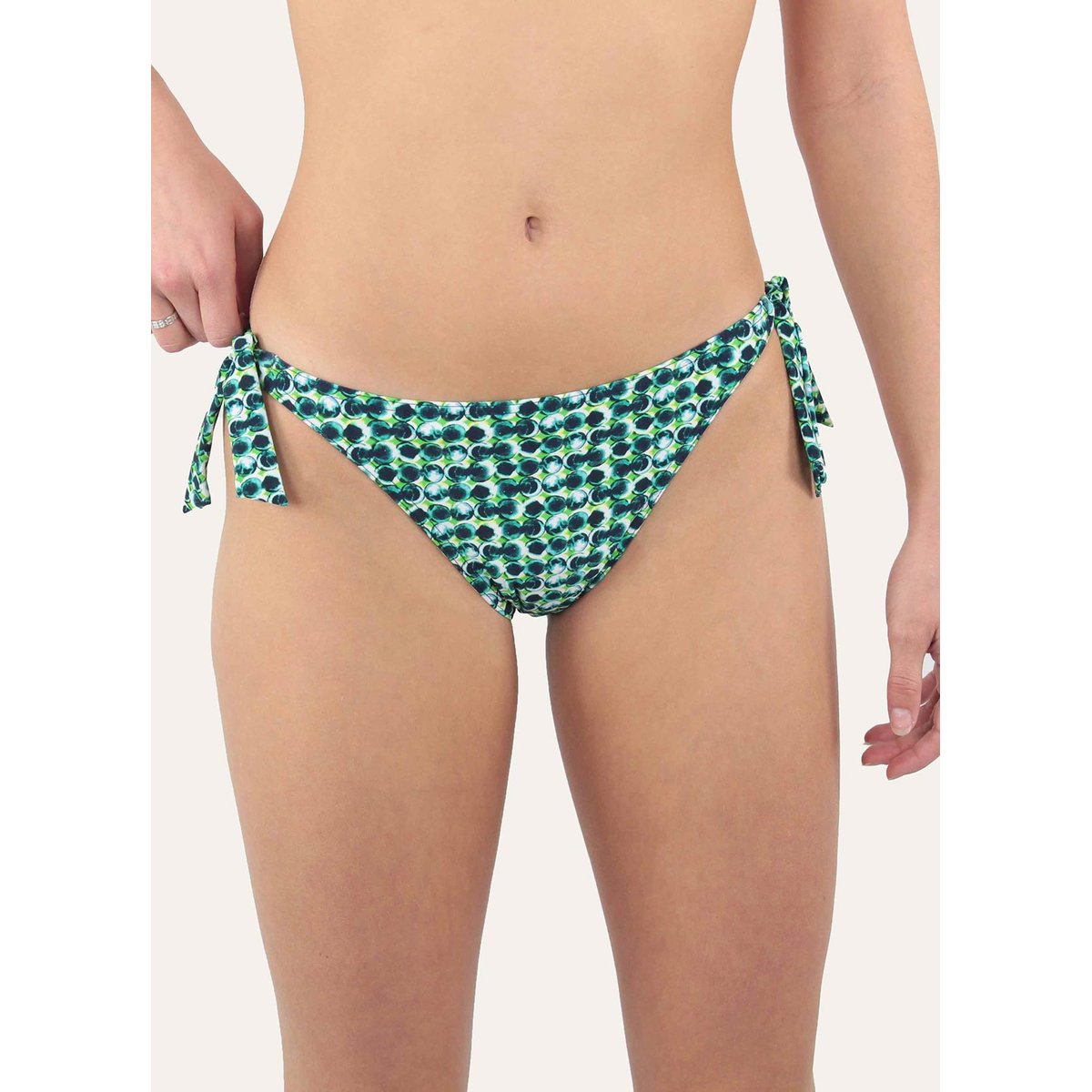 Bas de maillot coupe brésilienne TOSCA vert, JANINE ROBIN