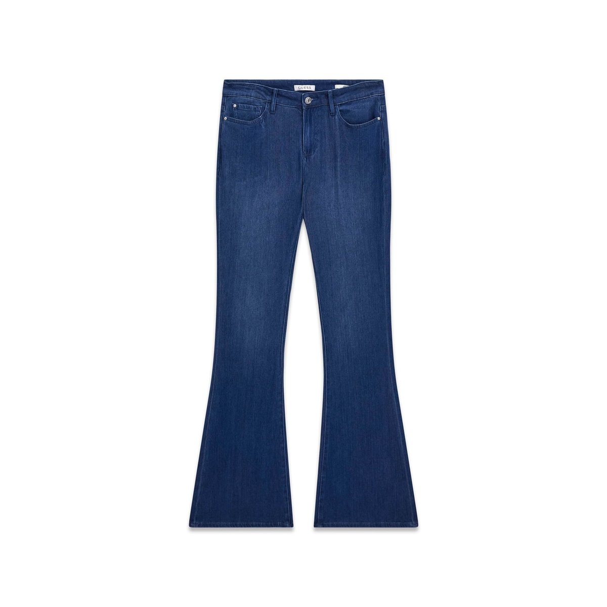Jean Taille Mi-Haute Flare bleu, GUESS