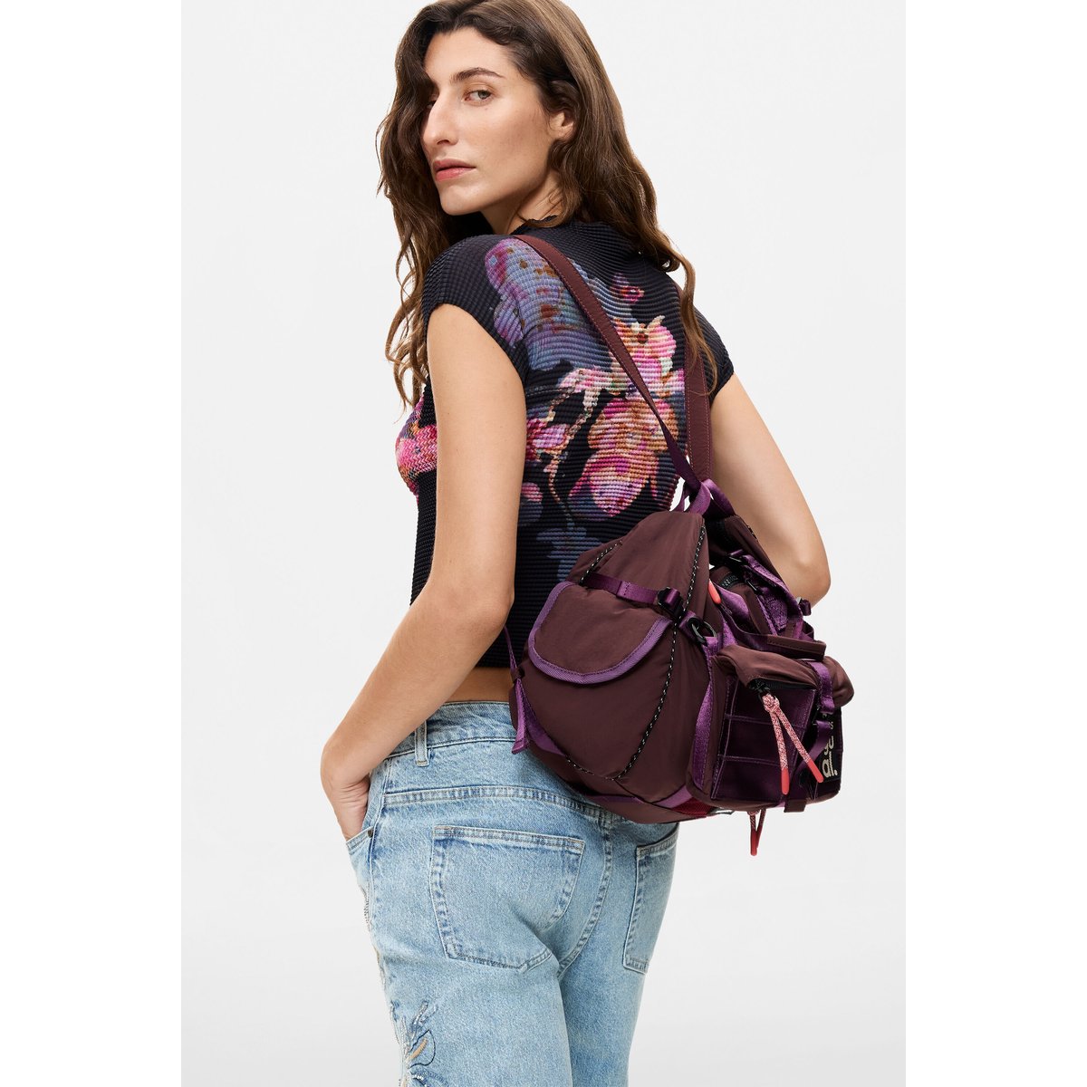 Sac à dos 2 en 1 rouge, DESIGUAL