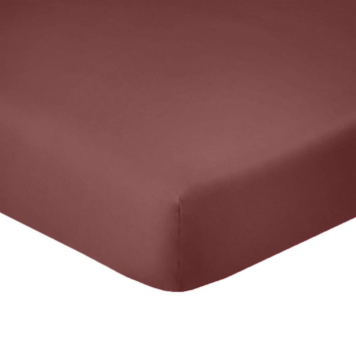 Drap housse 100% coton 57fils tomette, ATELIER DU COTON