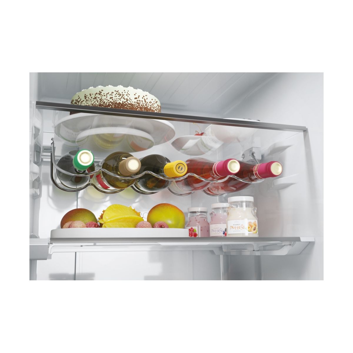 Réfrigérateur combiné HTW5618CNMP couleur unique, HAIER