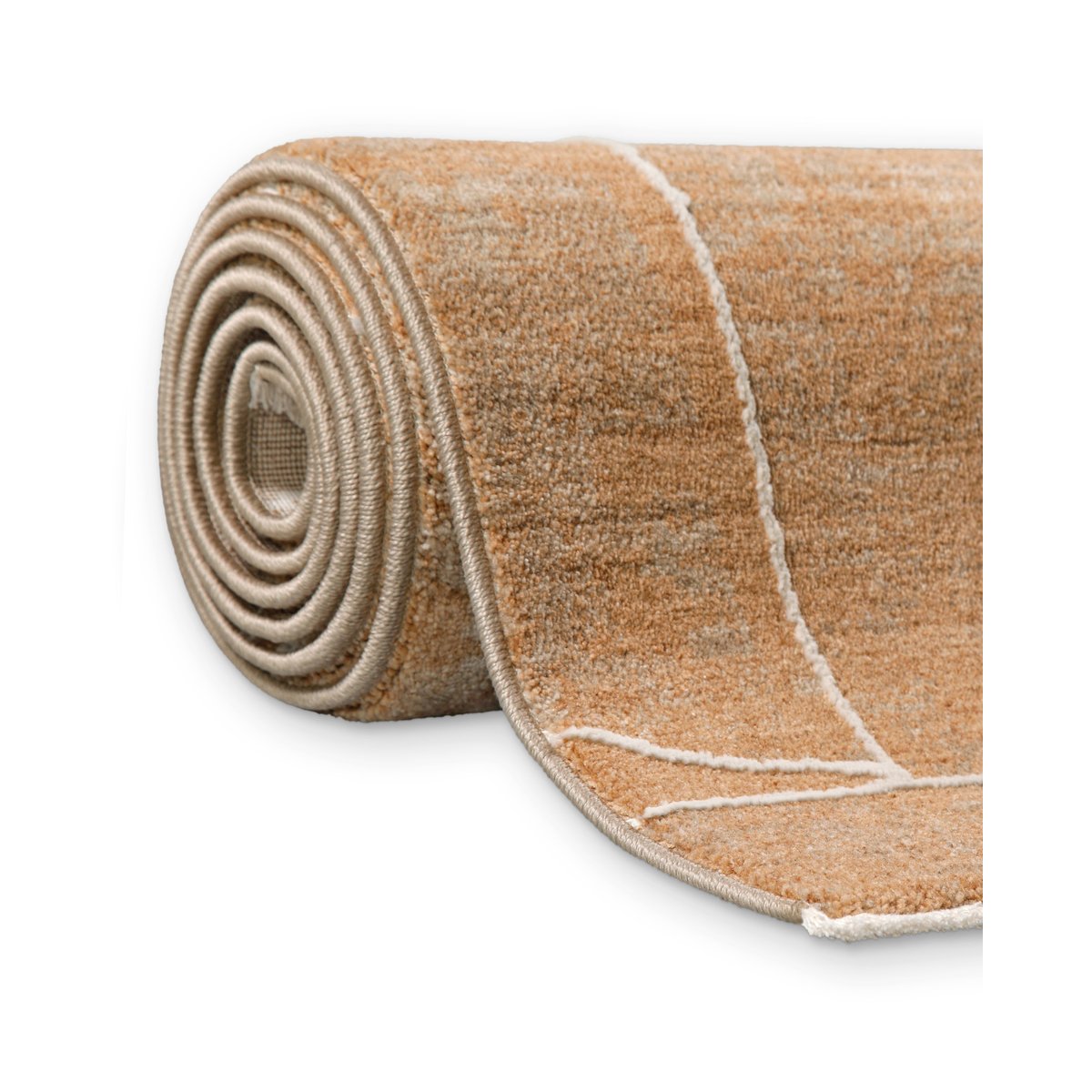 WECONhome Beatle-B par Esprit, tissé machine, tapis poils courts, motif graphique avec effet relief, certifié OEKO-TEX® ,  Beatle-B brun multicolore, ESPRIT