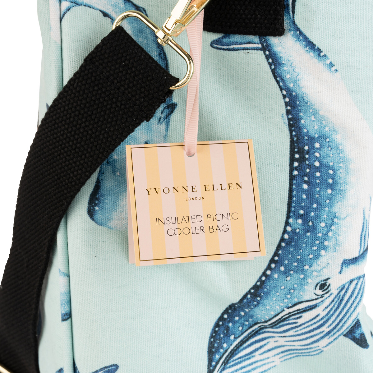 26L Cooler Bag in Whale Print blue, YVONNE ELLEN