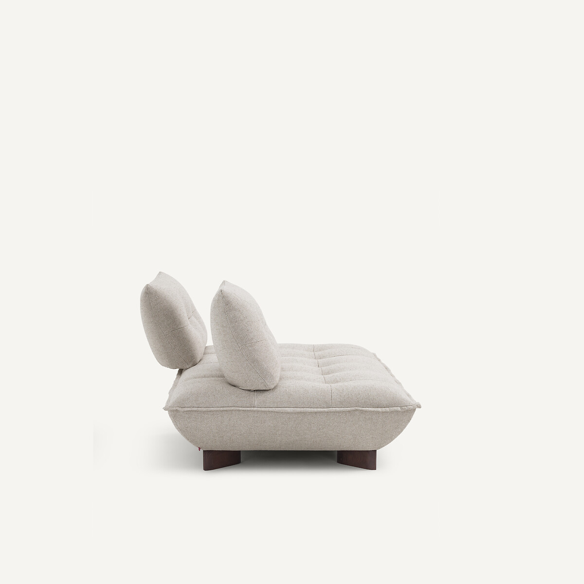 Banquette modulable en texturé viscose et lin, KAORI naturel, AM.PM