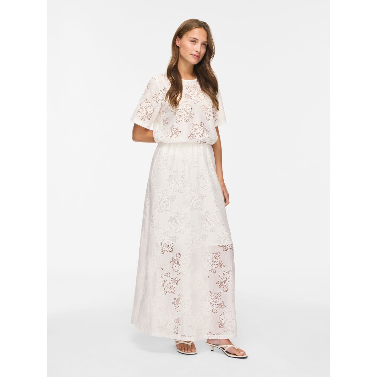 Jupe Longue blanc - snow white1, VILA