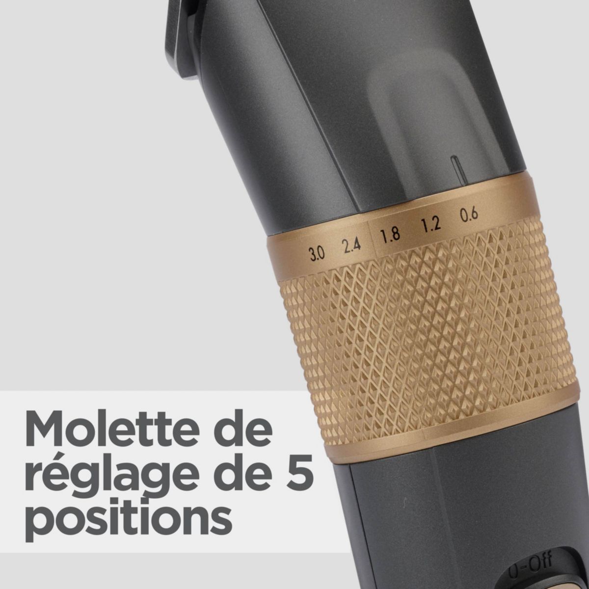 Tondeuse cheveux E987E Graphite Precision, 27 hauteurs de coupe, précision 0,5 mm, autonomie 160 mn couleur unique, BABYLISS