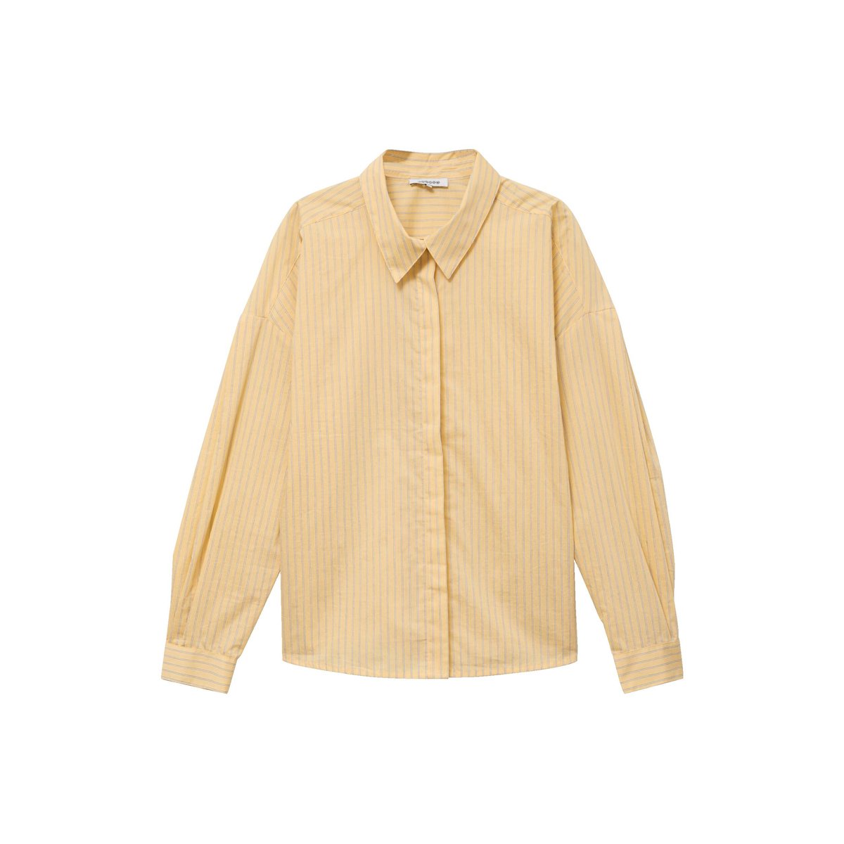 Chemise ample manches longues jaune citron, BONOBO