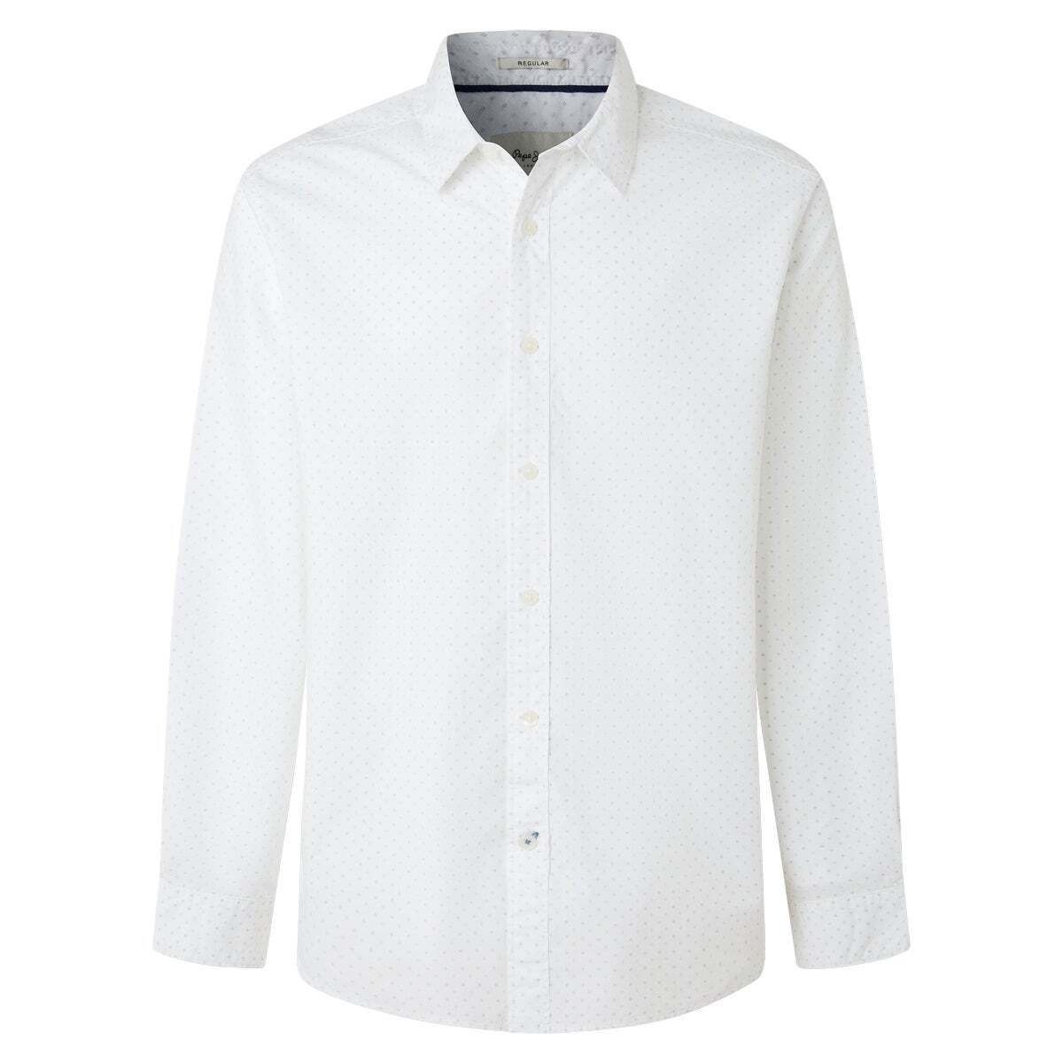 Chemise Coupe Regular En Popeline Imprimée blanc, PEPE JEANS